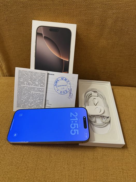 Iphone 16 Pro Max 512gb Desert titanium. Гаранция