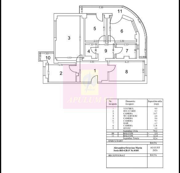 Apartament 4 camere rondul Bucur Obor