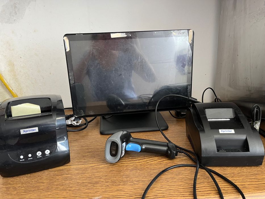 Продам Pos-моноблок, чек принтер, сканер, чтрихкод принтер