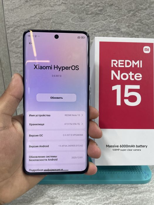 Redmi note15 8/256 gb yengi