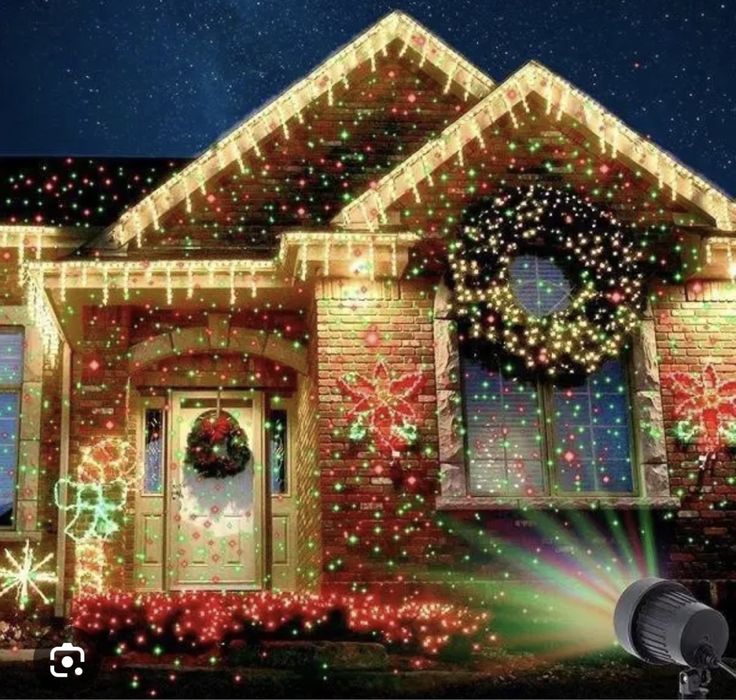 Проектор гирлянда новогодний