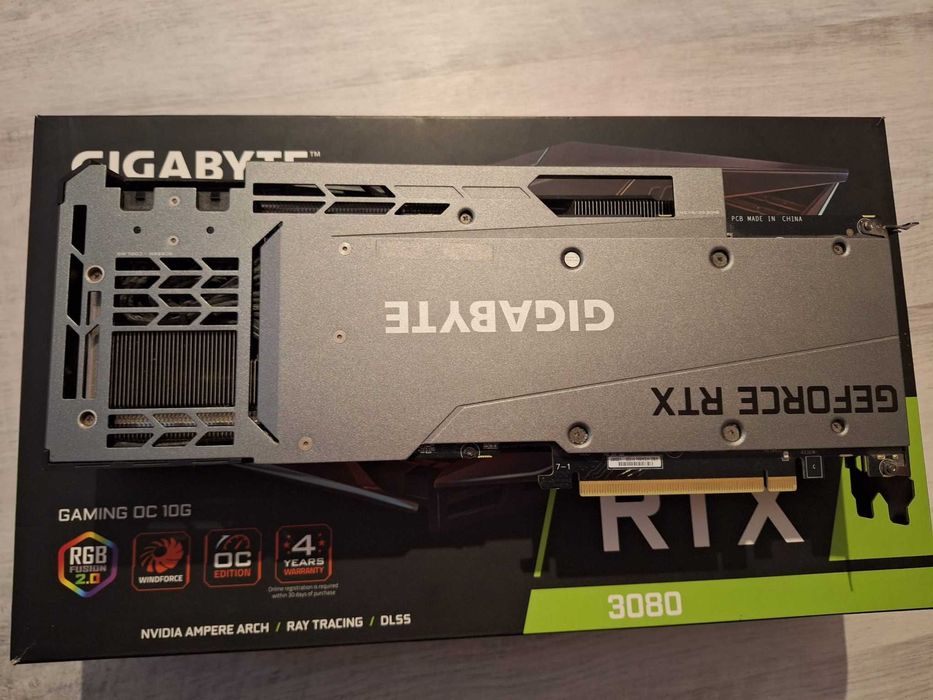 placa video Nvidia Gigabyte Geforce RTX 3080 Gaming OC 10Gb GDDR6 320 bit rev. 1.0