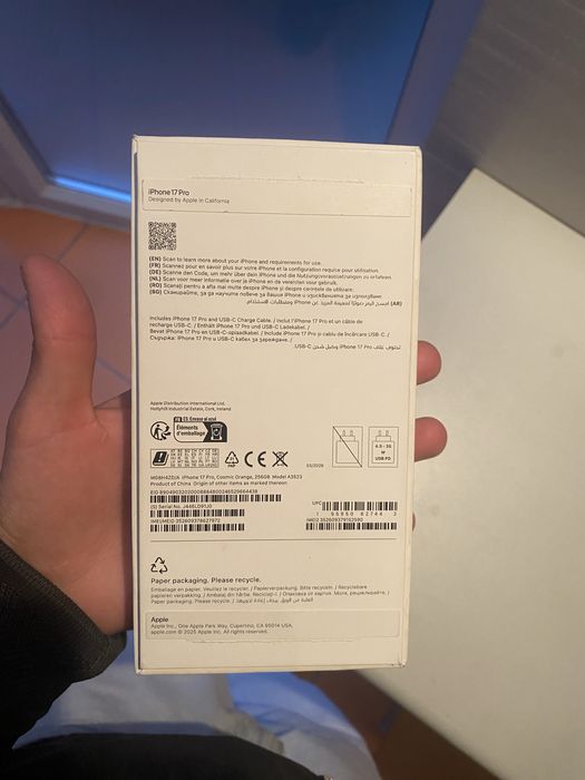 Iphone 17 pro 256 gb