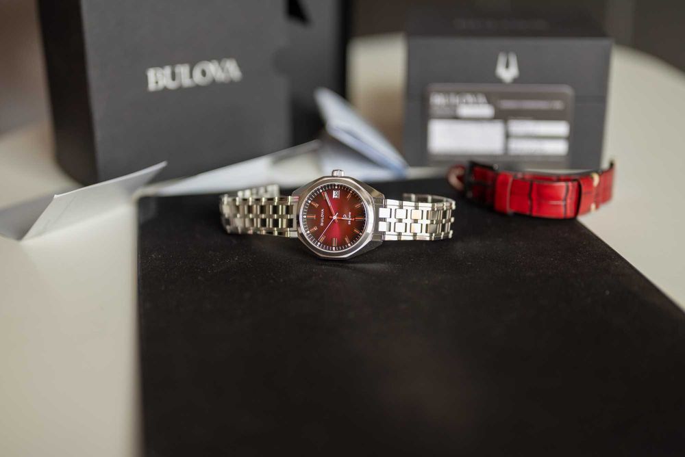 Bulova Jet Star roșu – ref. 96B401 | Full set