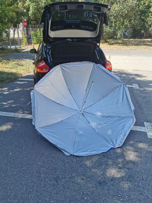 Umbrela plaja cu suport fixare