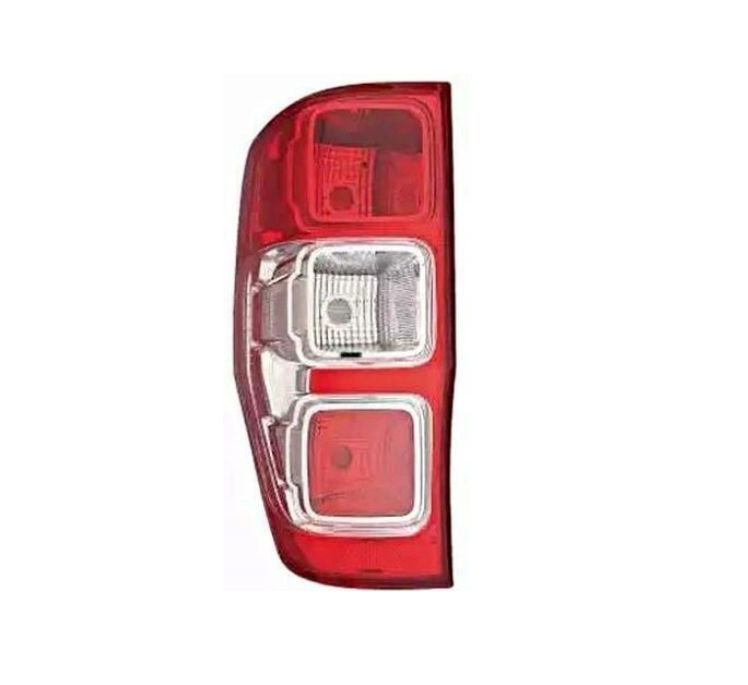 Stop spate, lampa Ford Ranger, 2011-2016, montare spate, stanga, cu lampa ceata spate; W21/5W+W21W+WY21W; rama cromata; fara soclu bec; RapidAuto