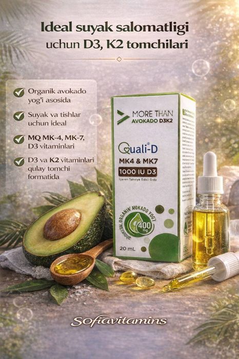 Vitamin D3K2 1000 IU D3