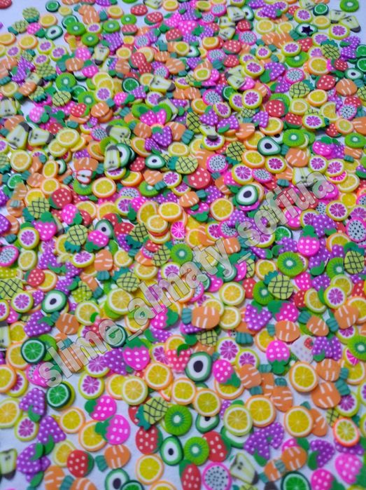 Фимо, блестки, шармы для слаймов