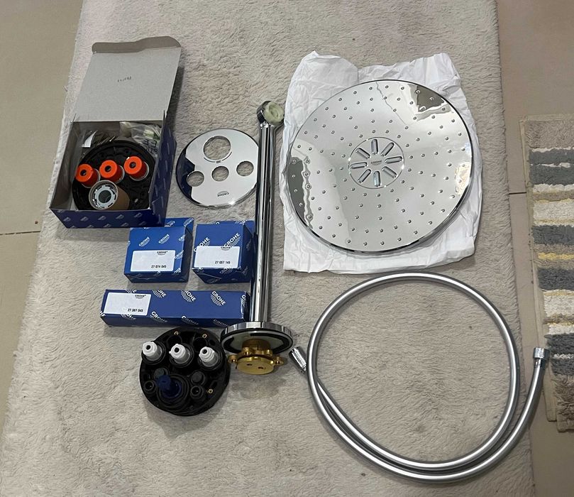 Set dus incastrat Grohe SmartControl Rainshower 310 complet