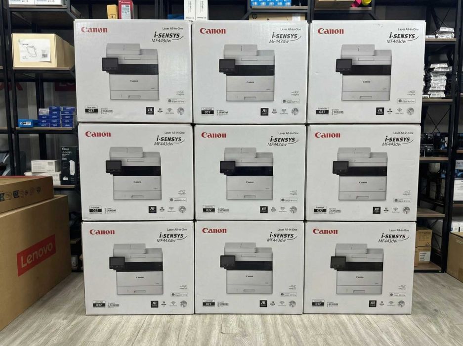 Canon i-SENSYS MF443dw: Профессионал МФУ (38 бет/дақ, Wi-Fi, Дуплекс)