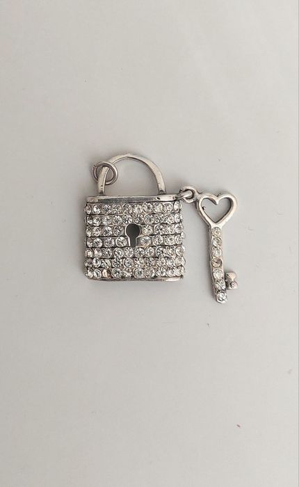 Серебряный кулон "Ключ к сердцу"