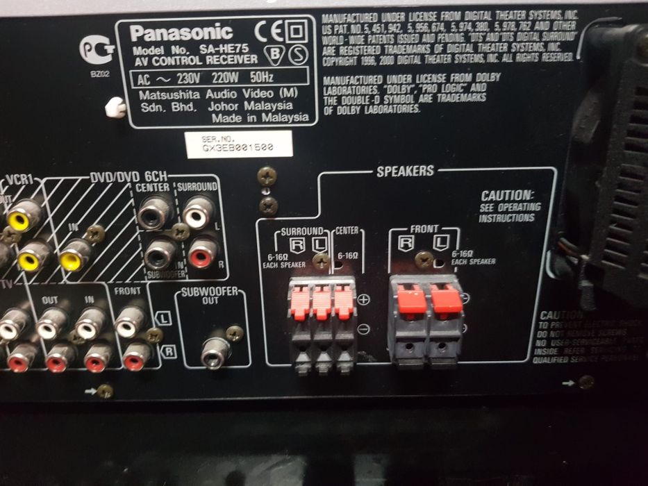 Vand amplificator Panasonic 80wx5