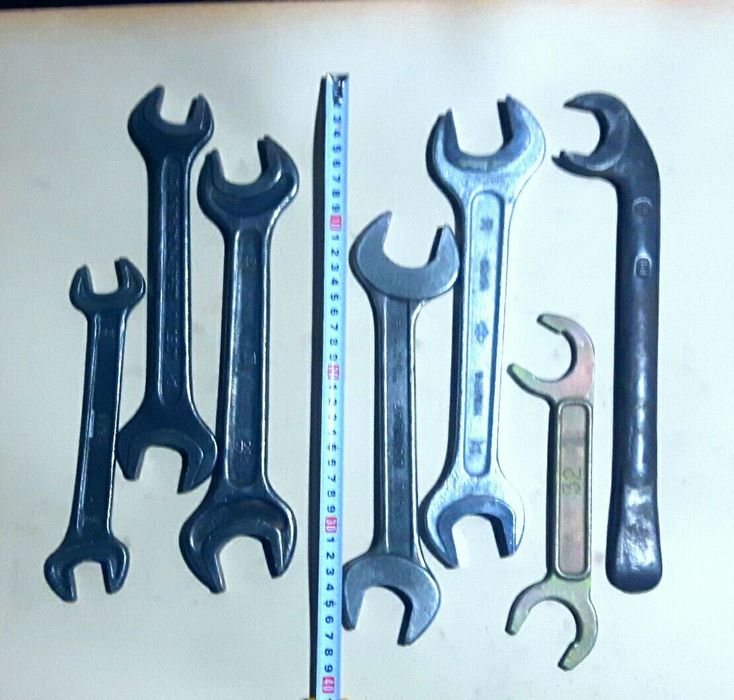 Автомобильные ключи накидные рожковые