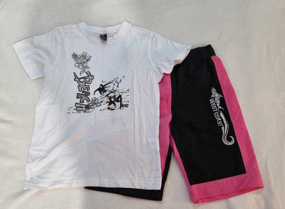 Сет тениска и панталонки за момиче ръст 134/140, марка ellos