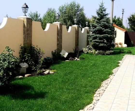 Газон автополив лантшафтный дизайн