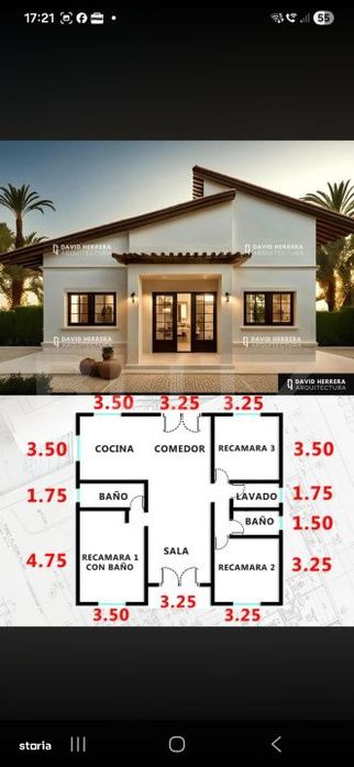Casa in stadiul de proiect, Arcalia