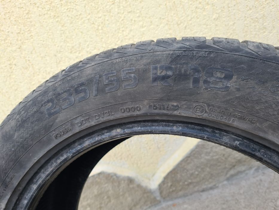 4 бр. всесезонни гуми 235/55/18 Vredestein DOT 5116 2x6 mm 2x5 mm