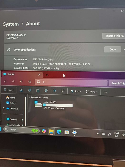13.3'FHD IPS X13 Yoga Core™i5-10th/16GB DDR4/512GB SSD NVMe