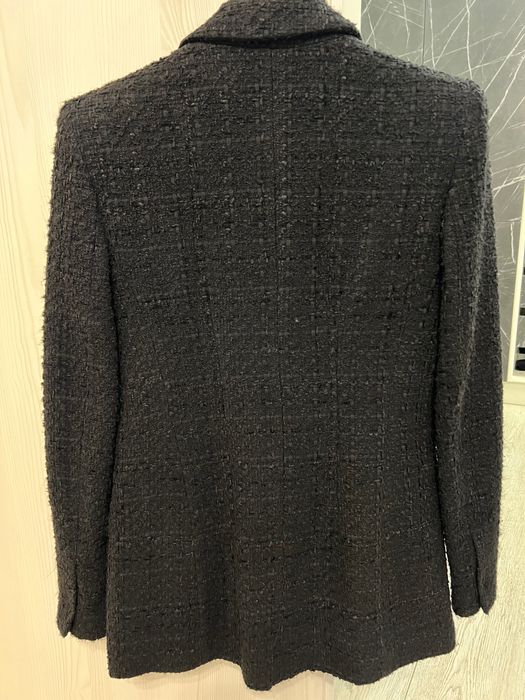 Sacou dama stofa tweed negru XS