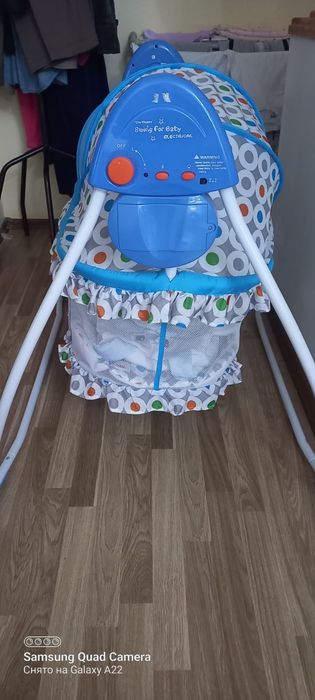 Люлька качающая с музыкой