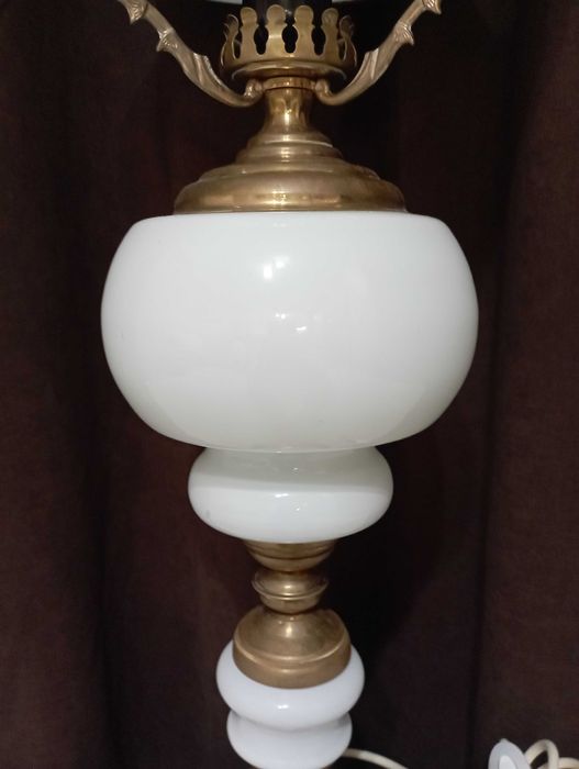 Комплект от две големи старинни красиви лампи - лампа