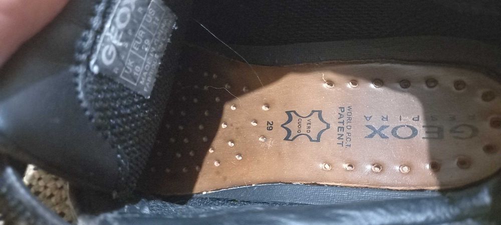 обувь  " геокс- дышащая" размер 29