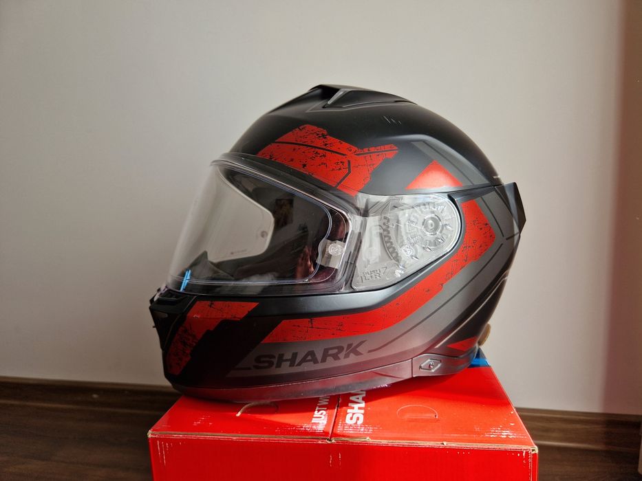 Каска Shark Skwal i3 Rhad  Matt Black/Red (размер М)
