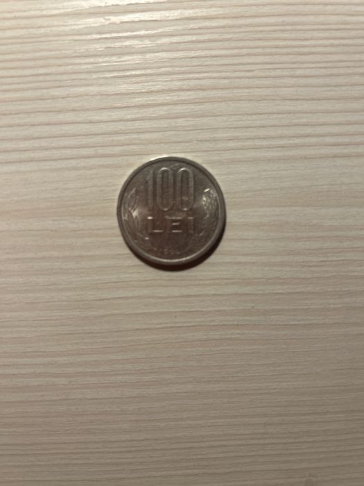 Monedă 100 lei 1994 cu Mihai Viteazul