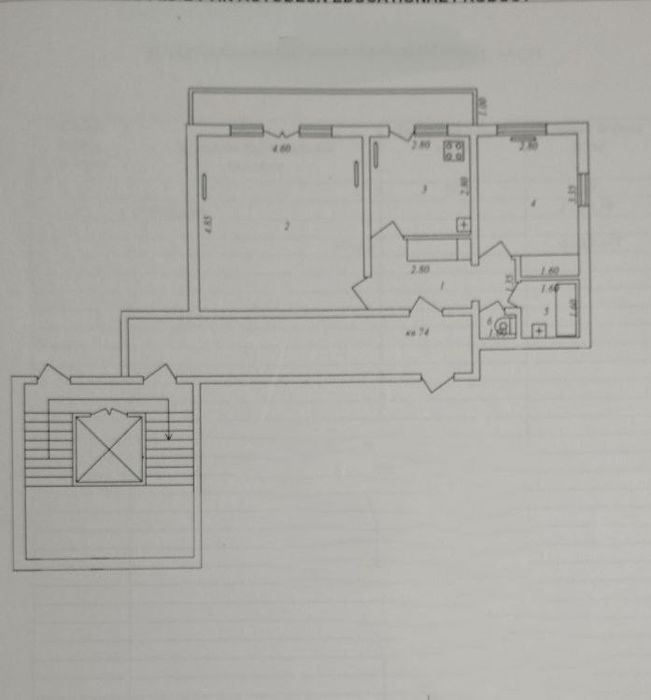 Юнусабад 4 Шохсарой 2/8/9 с ремонтом раздельная 58м²