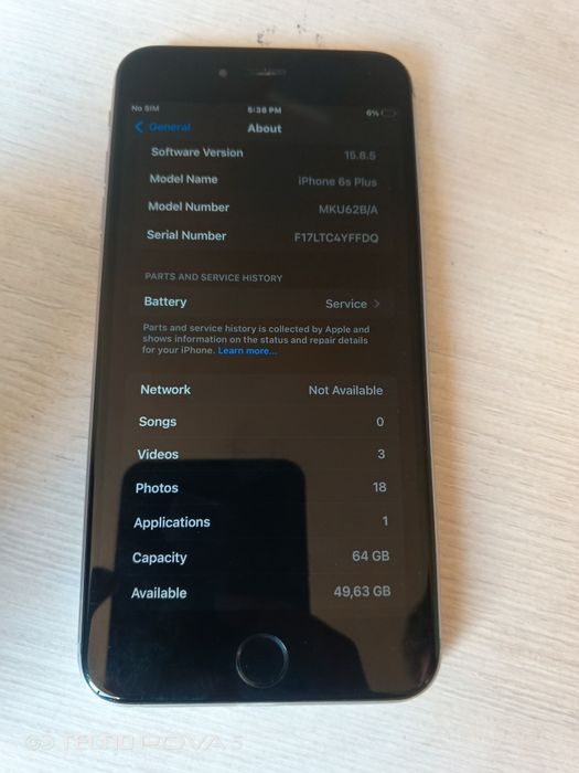 iPhone 6s + 64/4
