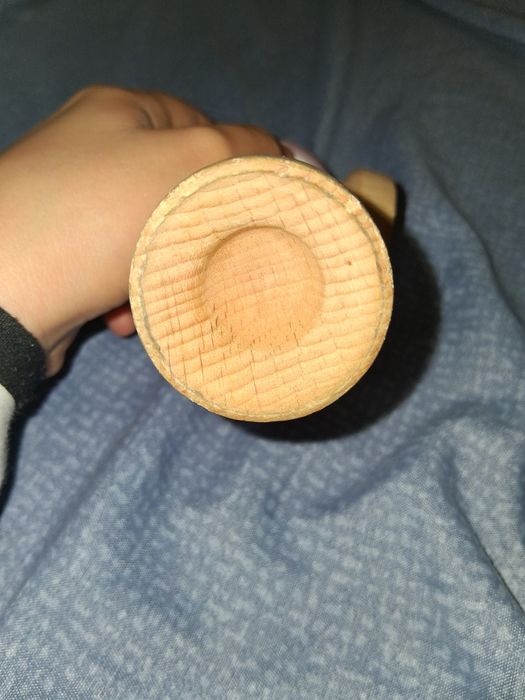 Kendama ken slaydog 4 cu o tama crom cu folie de protecție peste