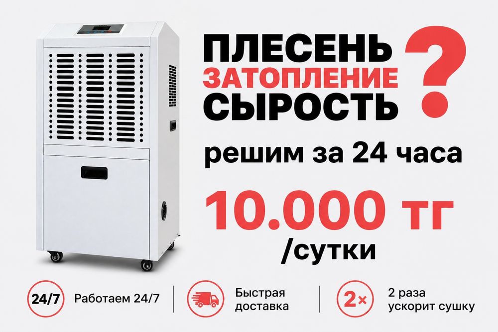 Профессиональный Осушитель воздуха в аренду