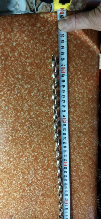 Сребърен ланец много красива плетка