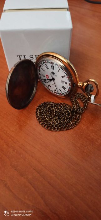 Ceas de buzunar cu lant CASAGRANDE, Made in ELVETIA