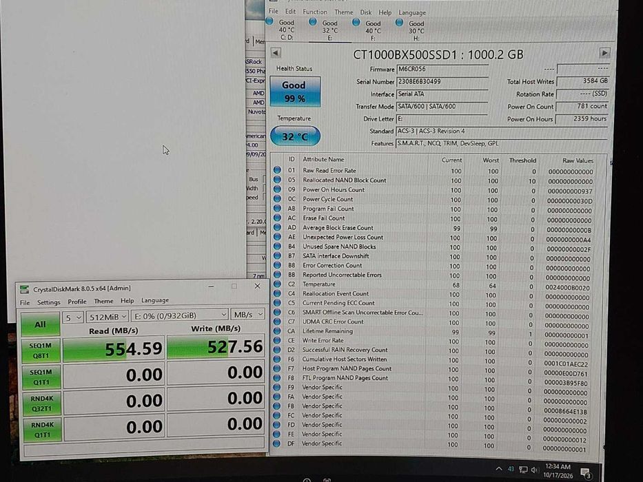 1TB SSD - Western Digital, King Spec, Crucial