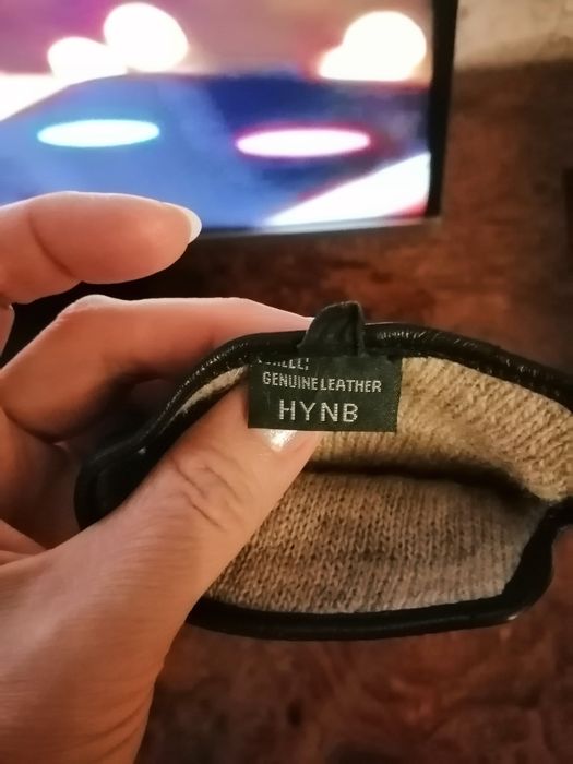 Перчатки кожаные