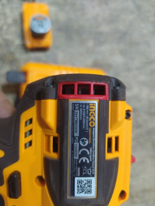 INGCO шуруповёрт 16V