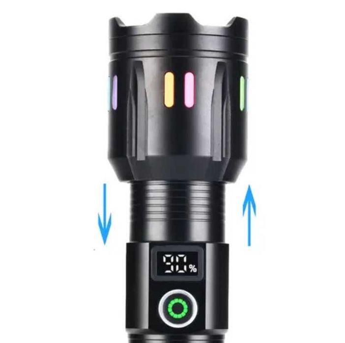 Алуминиев LED фенер COBA, USB Type-C, 5 режима на светене (CB-G62)