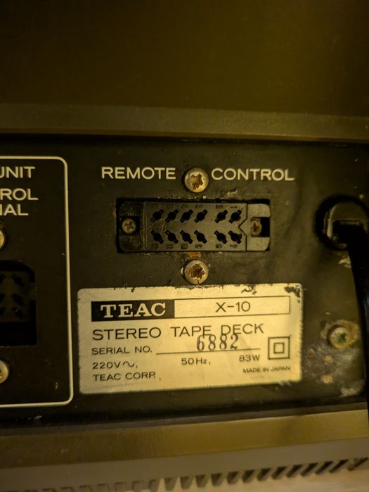 Magnetofon Teac X-10