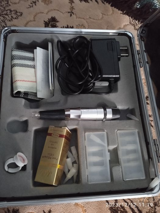 Аппарат тату комплект с чемоданом, использовать 3 раза, новый...100$