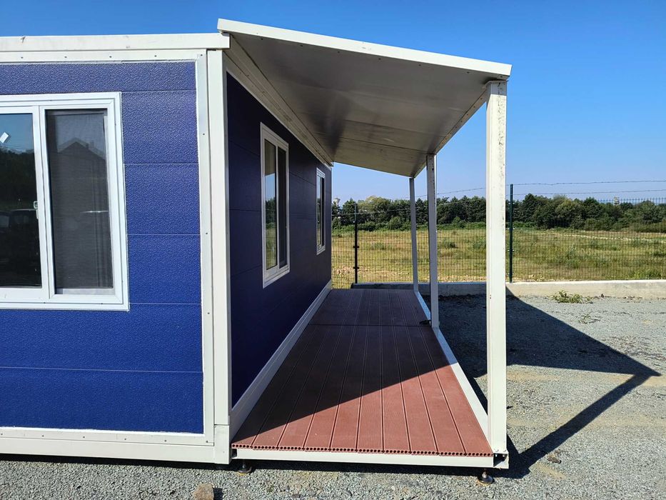 Container pliabil casa dimensiuni extins 5.9x6.32x2.43 m nou Agramix