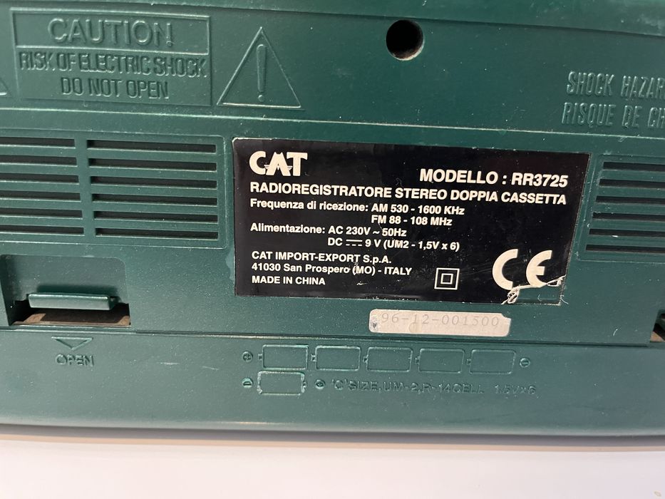 Dublu  Radiocasetofon CAT pentru piese sau colectie