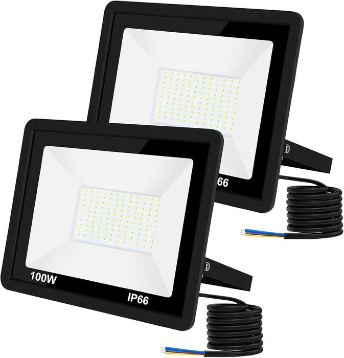 100W LED прожектор за външна употреба (6500K) – водоустойчив (IP66)