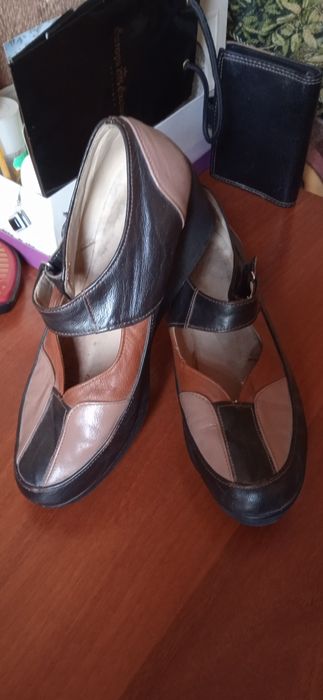 Туфли женские осенние на сплошной платформе,застёжки на липучках,Белые