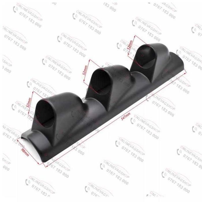 Suport ceasuri indicatoare de 52mm fixare pe stalp si bord