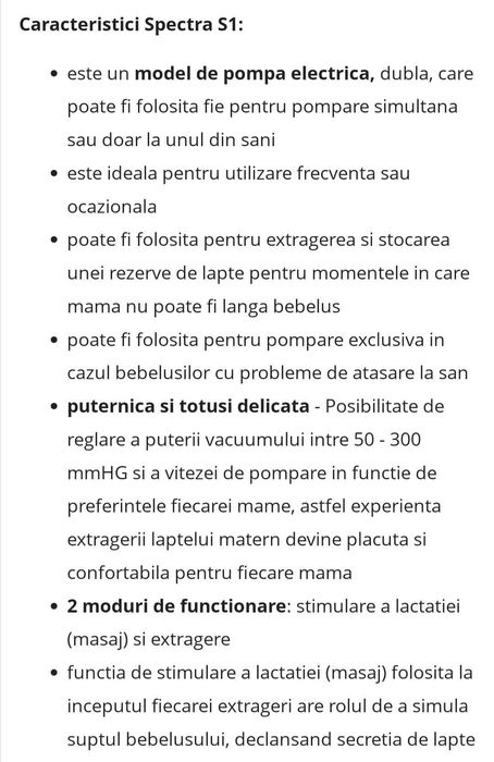 Pompa San electrică + cadou sterilizator de la tommee tippee