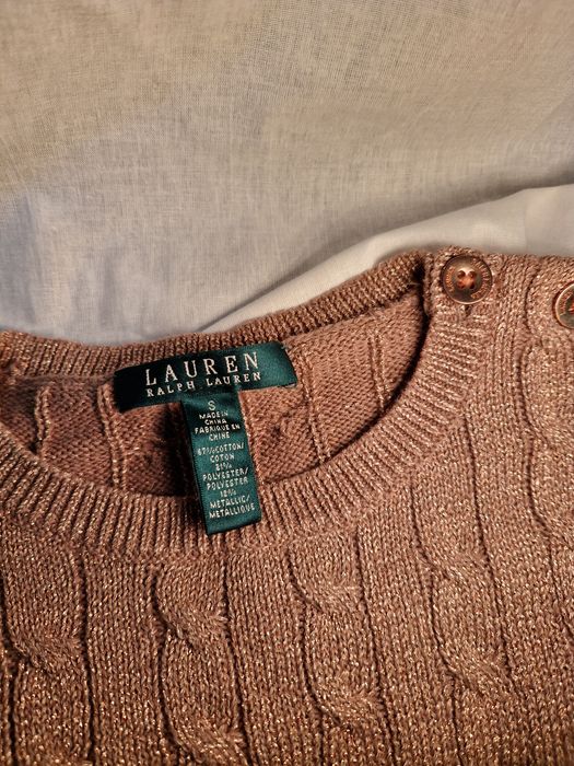 Золотой свитер Ralph Lauren