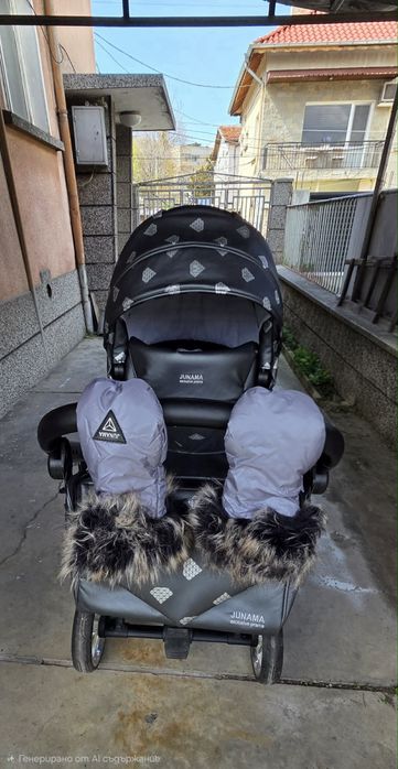Детска количка 2в1,Junama DiamondV2,Glow04,Grey