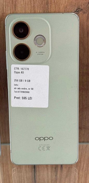 Telefon mobil OPPO A5 Pro, 8GB RAM, 256GB -A-