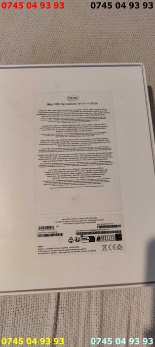 cutie IPAD generatia 9 65Gb se vinde ca in poze